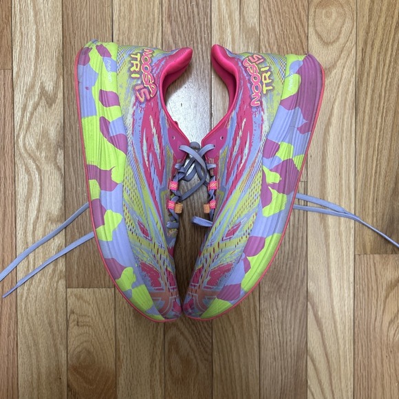 Asics Noosa Tri 15 Avant Garde - Neon Hot Pink & Safety Yellow - Size 12 - Picture 5 of 8